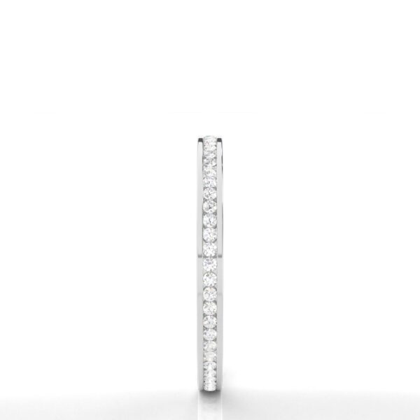 Elegant Channel Set Diamond Band – Classic Sparkle for Everyday Luxury - Image 2