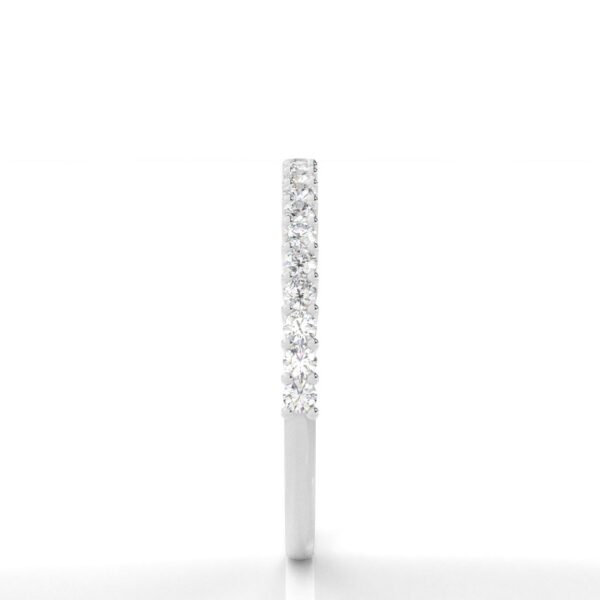 Classic Half-Eternity Diamond Ring – Timeless & Elegant - Image 2