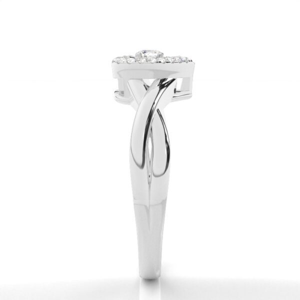 Heart-Shaped Diamond Ring – A Symbol of Love & Elegance - Image 3