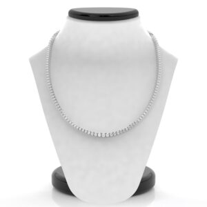 Classic Diamond Tennis Necklace | Timeless Luxury in Every Details