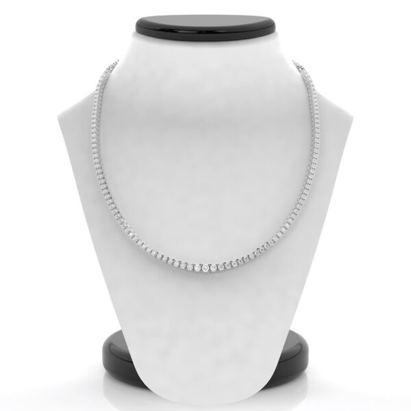 Classic Diamond Tennis Necklace | Timeless Luxury in Every Details