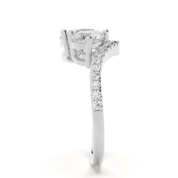Sweetheart Diamond Engagement Ring - Image 2