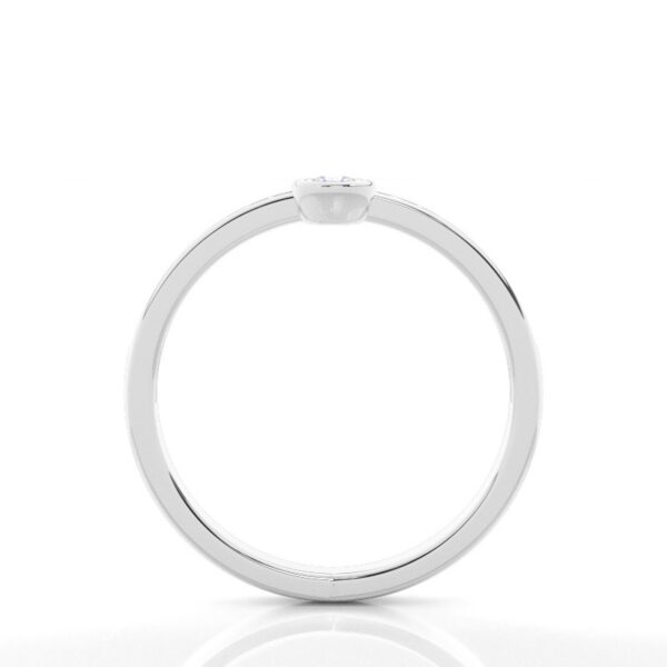 Dangle Diamond Accent Band in Silver – Modern Sophistication - Image 4