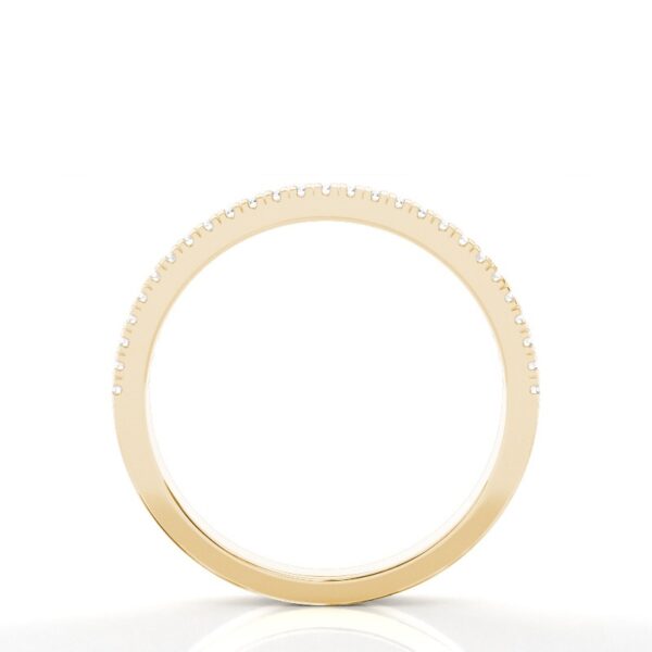 Beaded Diamond Accent Ring in Silver – Classic Elegance with a Modern Twist - Image 4