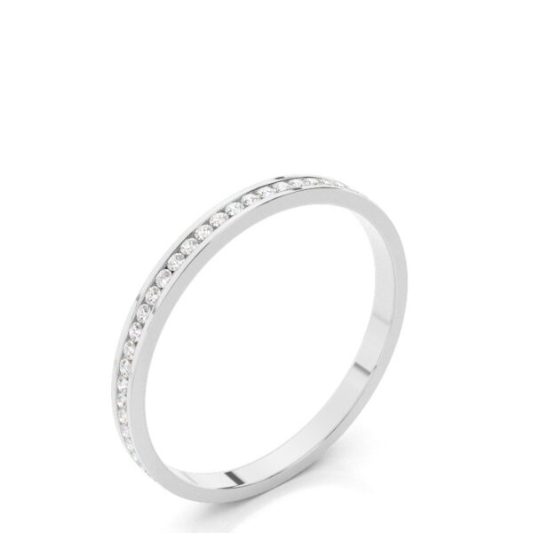 Elegant Channel Set Diamond Band – Classic Sparkle for Everyday Luxury