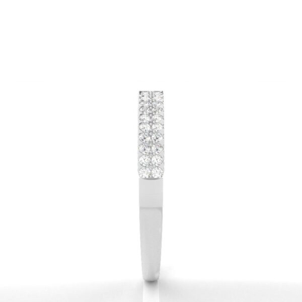 Elegant Half Eternity Ring in 925 Sterling Silver – A Symbol of Timeless Beauty - Image 2
