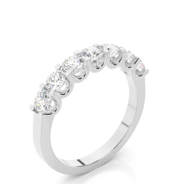 Elegant Seven-Stone Anniversary Band – Classic & Timeless