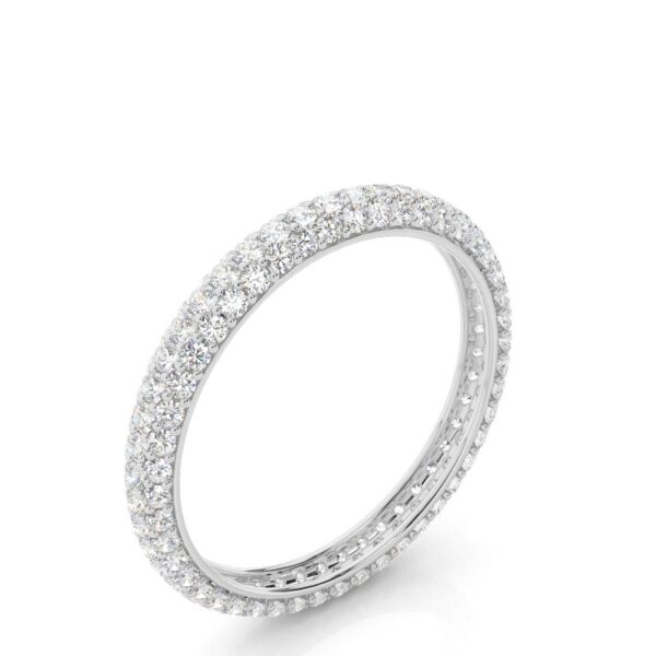Luxury Full Eternity Diamond Band – Timeless Elegance
