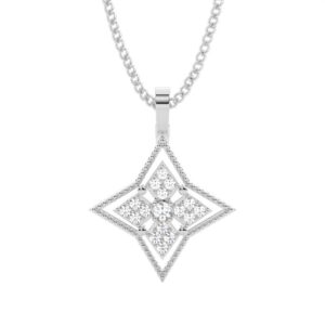 Luxury Diamond Star Pendant – A Symbol of Elegance and Brilliance