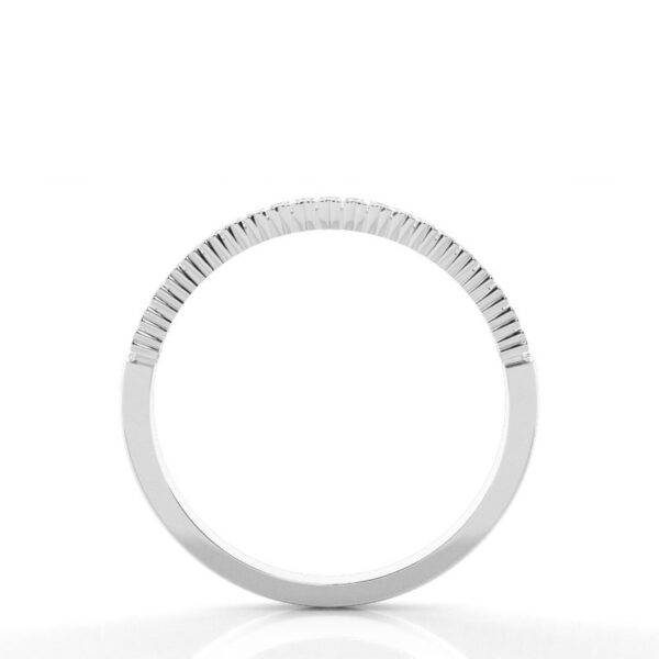 Elegant Half Eternity Ring in 925 Sterling Silver – A Symbol of Timeless Beauty - Image 3