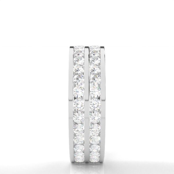 Triple Row Diamond Eternity Ring – Bold & Timeless - Image 3