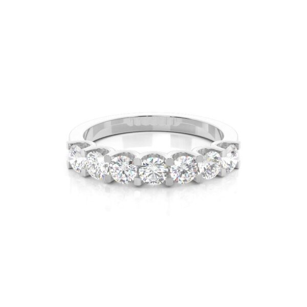 Elegant Seven-Stone Anniversary Band – Classic & Timeless - Image 2