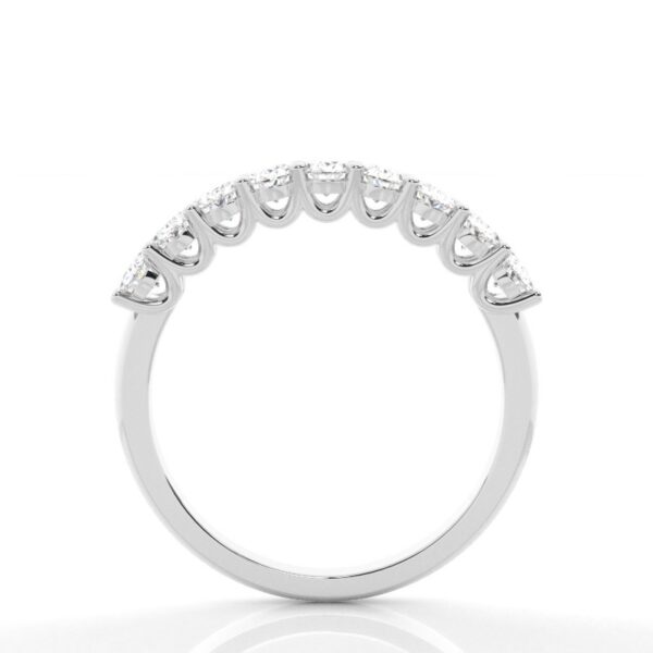 Elegant Half-Eternity Diamond Ring – Classic & Timeless - Image 3