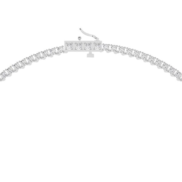 Classic Diamond Tennis Necklace | Timeless Luxury in Every Details - Image 3