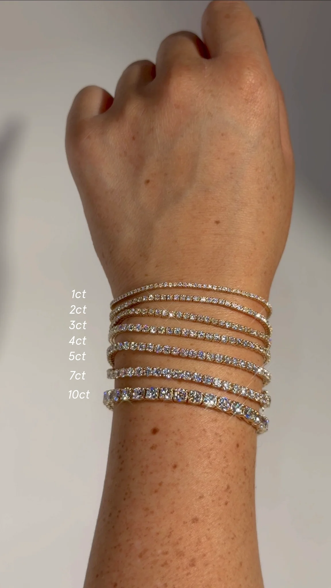 Moissanite Classic Tennis Bracelet in 925 Sterling Silver