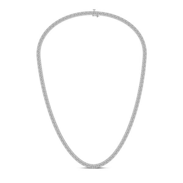 Iced Tennis Chain – 925 Sterling Silver, Hand-Set Stones - Image 2