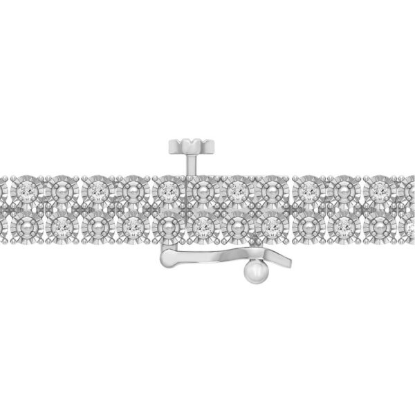 Iced Tennis Chain – 925 Sterling Silver, Hand-Set Stones - Image 3