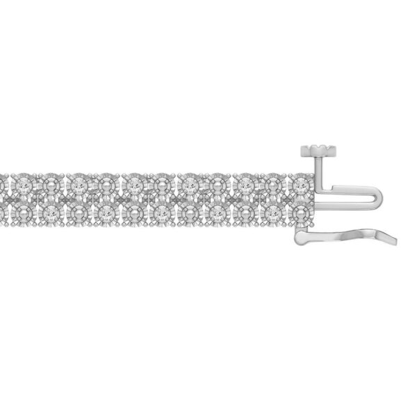 Iced Tennis Chain – 925 Sterling Silver, Hand-Set Stones - Image 4