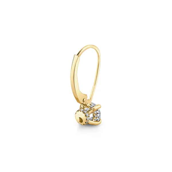 Timeless Solitaire Drop Earrings | 925 Sterling Silver Elegance - Image 3