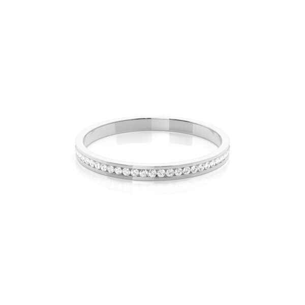 Elegant Channel Set Diamond Band – Classic Sparkle for Everyday Luxury - Image 4