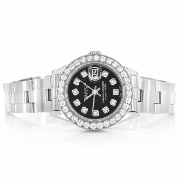 Men’s Hip Hop Iced Out Numeric Dial Moissanite Diamond Watch – Luxury & Style - Image 3