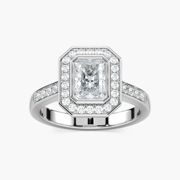 Open Cuff Diamond Pave Ring in 925 Sterling Silver Chic &Modern