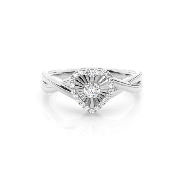 Heart-Shaped Diamond Ring – A Symbol of Love & Elegance - Image 5
