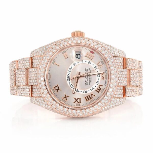 Rolex Oyster Perpetual Sky-Dweller | Rose Tone Diamond Watch