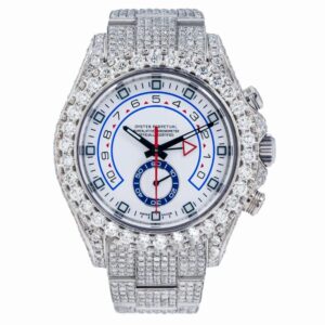 Hip Hop Round Brilliant Cut Moissanite Watch – Luxury, Sparkle & Style