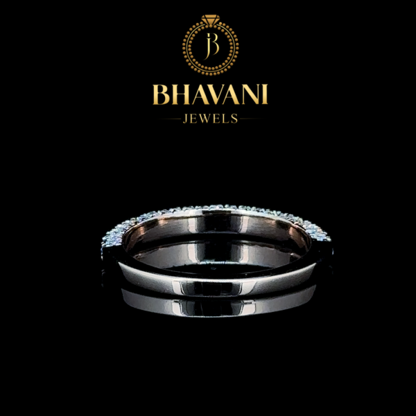 Diamond Pave Elegance Band – Timeless Luxury in 925 Sterling Silver - Image 4