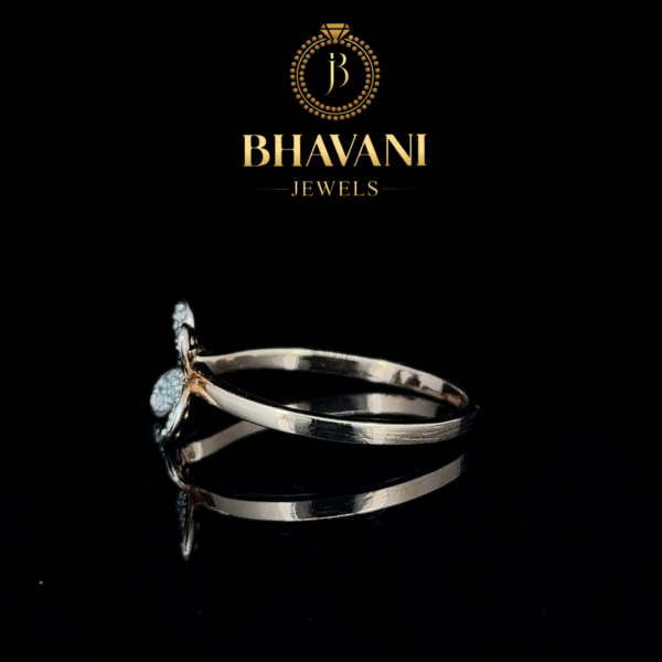 Diamond Floral Ring – A Blooming Symbol of Elegance - Image 3