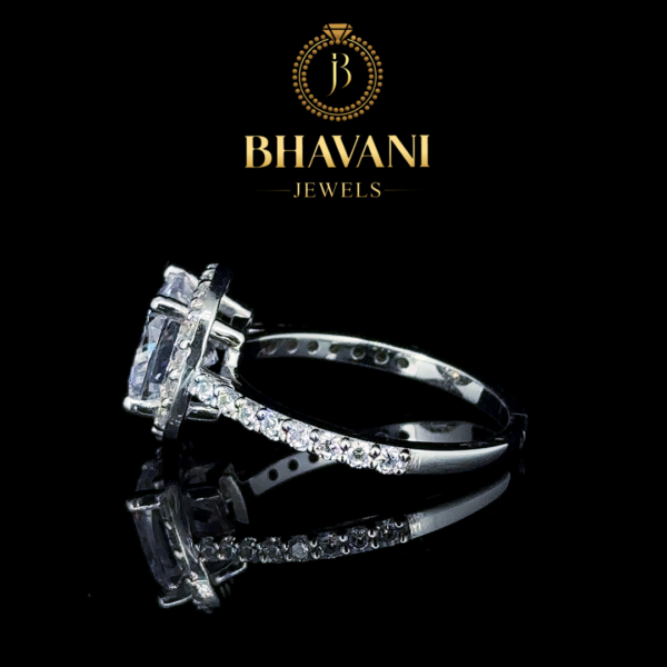 Cushion-Cut Diamond Halo Ring – A Statement of Timeless Love - Image 2