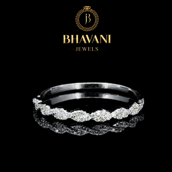 Elegant Twisted Diamond Band – A Symbol of Endless Beauty - Image 5