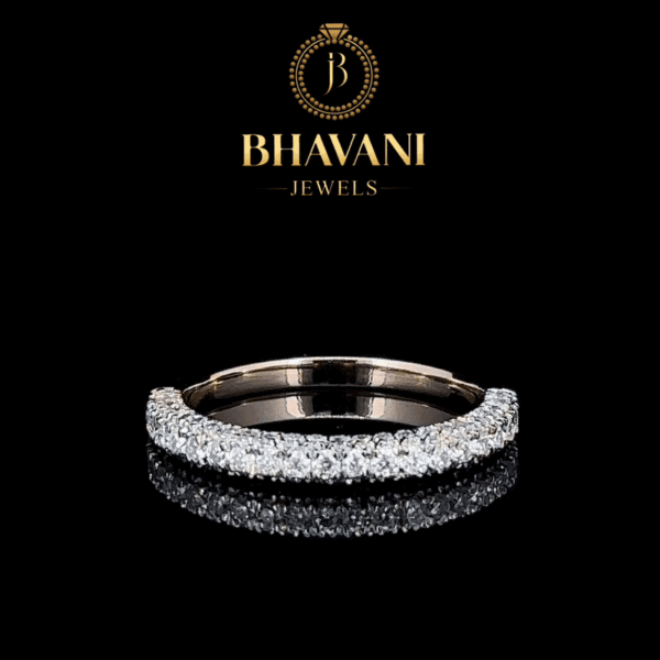 Diamond Pave Elegance Band – Timeless Luxury in 925 Sterling Silver - Image 7