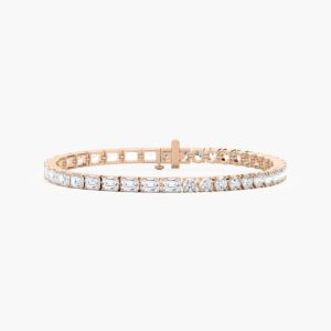 Moissanite Classic Tennis Bracelet in 925 Sterling Silver