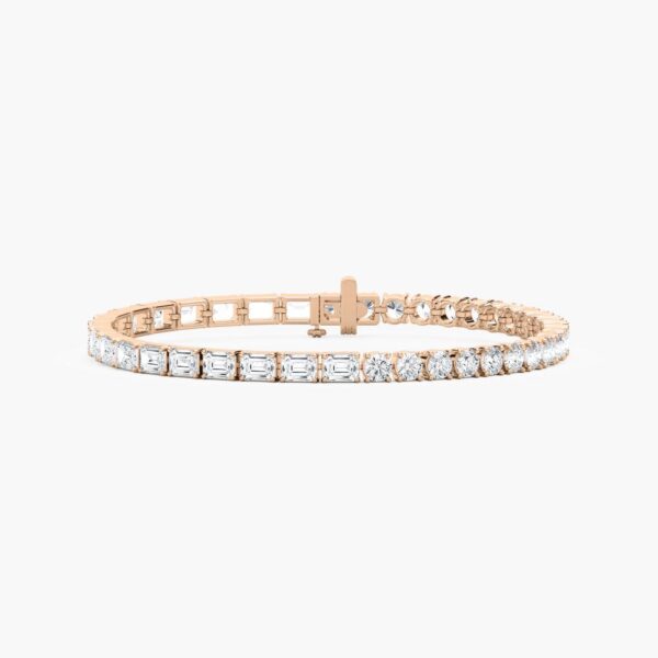 Moissanite Classic Tennis Bracelet in 925 Sterling Silver