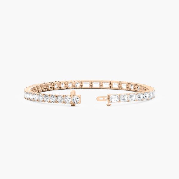 Moissanite Classic Tennis Bracelet in 925 Sterling Silver - Image 2