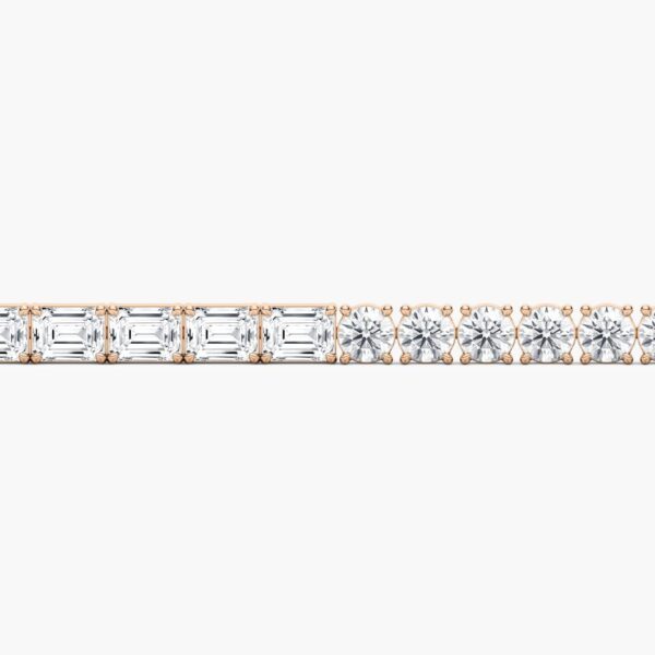 Moissanite Classic Tennis Bracelet in 925 Sterling Silver - Image 3
