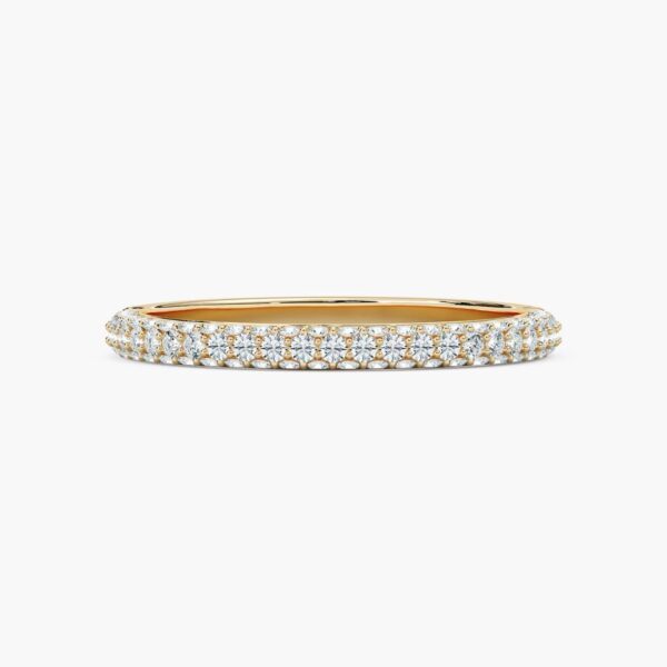 Moissanite Silver Eternity Ring – Timeless Sparkle & Elegance - Image 2