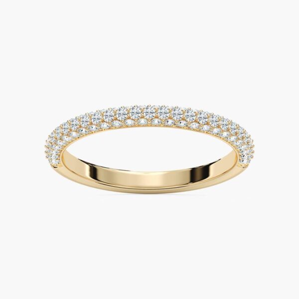 Moissanite Silver Eternity Ring – Timeless Sparkle & Elegance