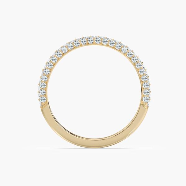 Moissanite Silver Eternity Ring – Timeless Sparkle & Elegance - Image 4