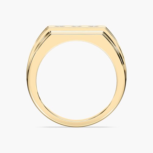 Luxury Men's 925 Silver Diamond Ring – Bold & Elegant Design - Image 4