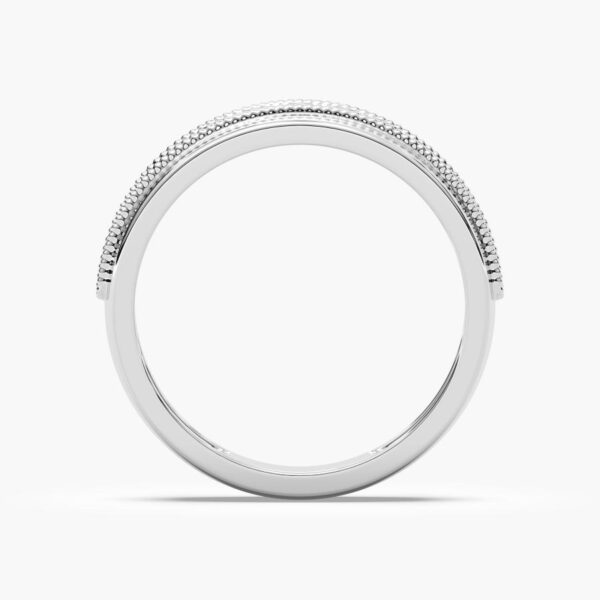 Classic Men's 925 Silver Diamond Ring– Timeless Elegance - Image 4