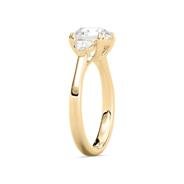 Exquisite Heart-Shaped Diamond Ring in 925 Silver – Symbol of Love - Image 3